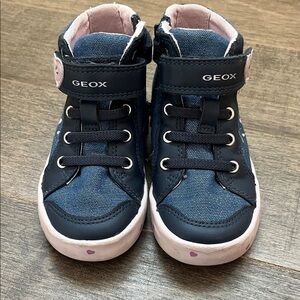 Geox Respira Toddler Heart Sneakers